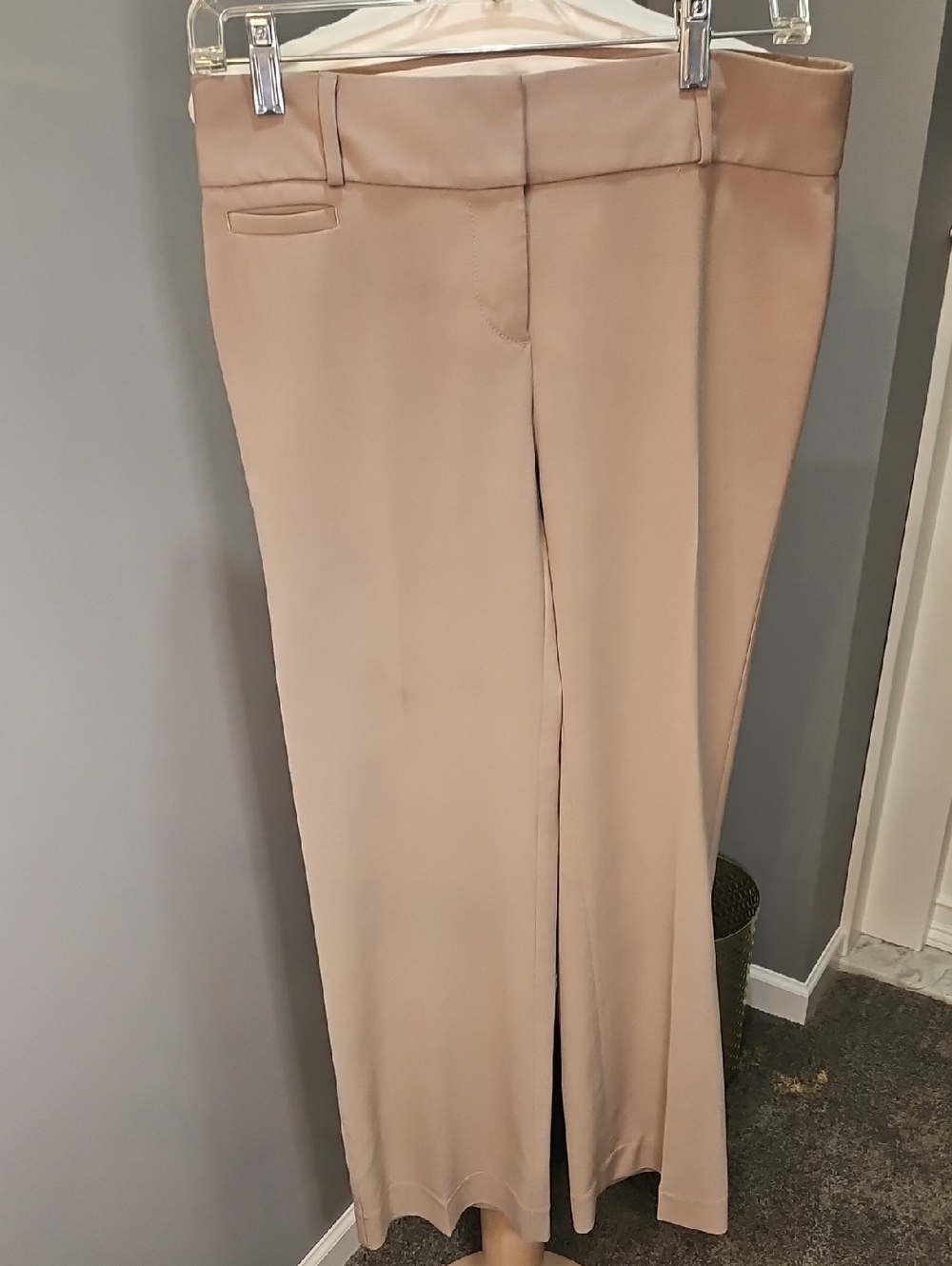 LOFT Taupe Zoe Trouser - Neutral Taupe Pants